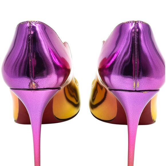 Christian Louboutin Hot Chick Metallic Leather Pumps EU 38.5 US 8.5 - NWB - Picture 8 of 10